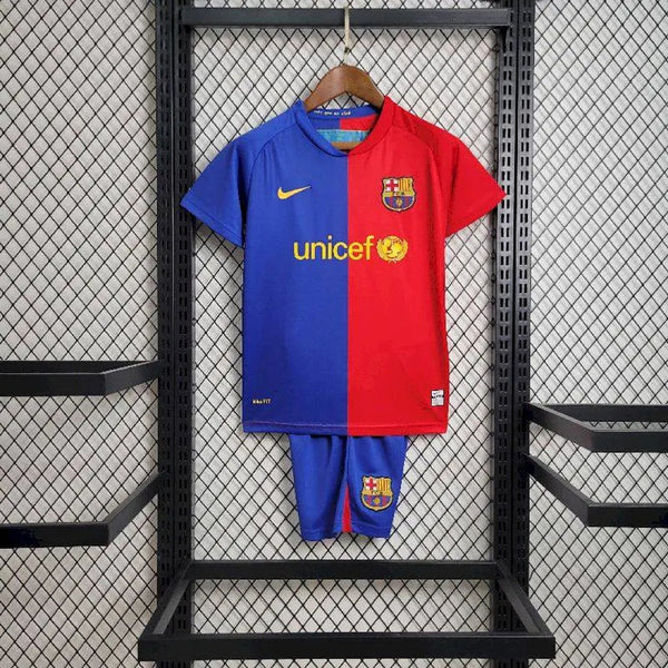 Maillot Enfant FC Barcelone Rétro Domicile 2008/2009
