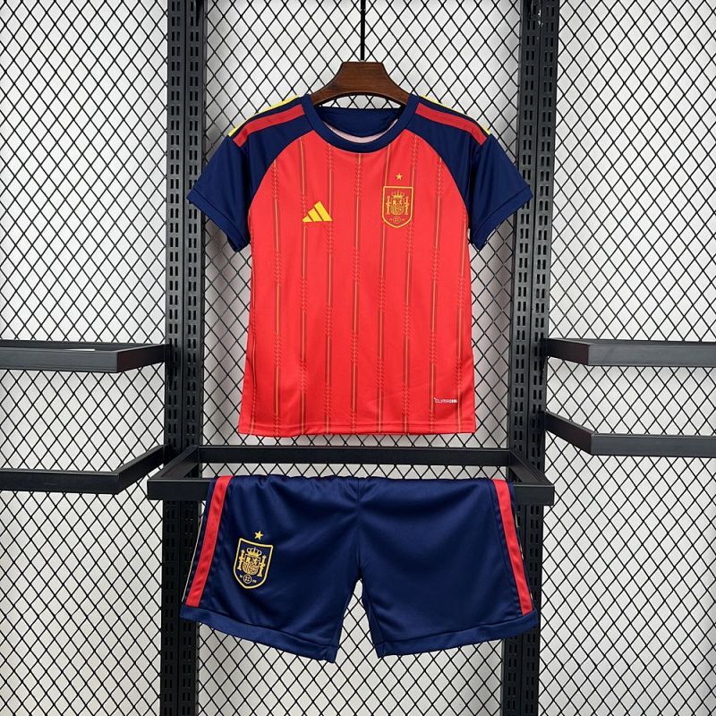 Maillot Enfant Espagne Domicile Coupe Du Monde 2026