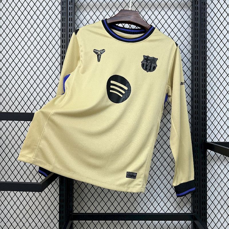 Maillot FC Barcelone Manches Longues Extérieur 2025/2026