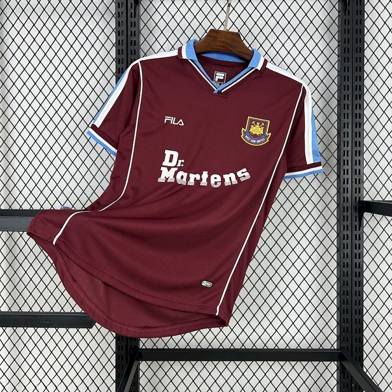 Maillot Rétro West Ham Domicile 2001/2002