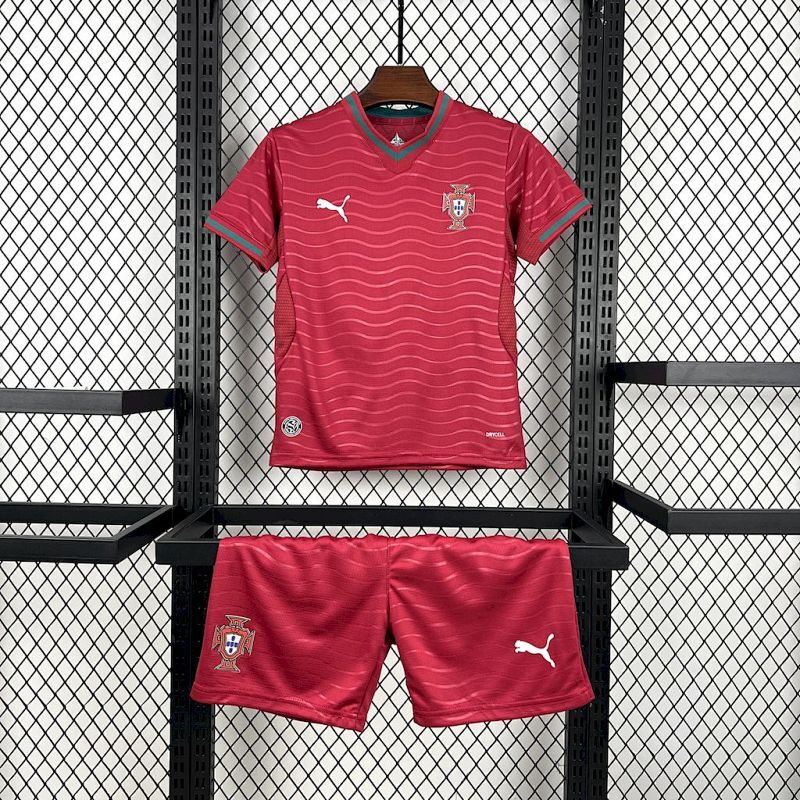 Maillot Enfant Portugal Domicile Coupe Du Monde 2026