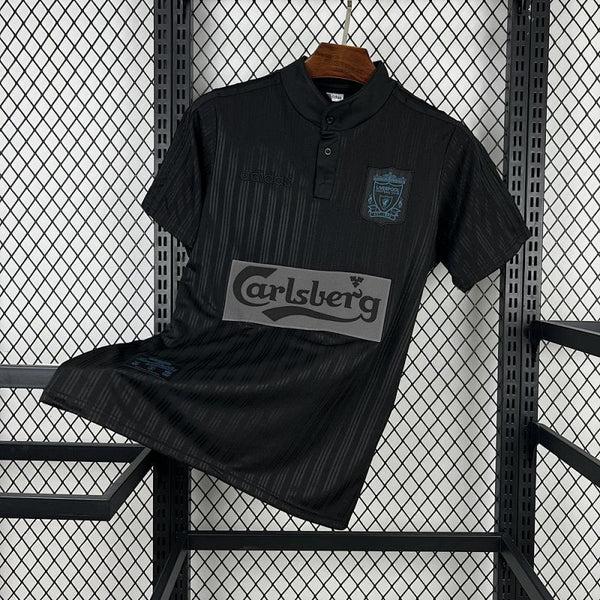 Maillot Liverpool Rétro Concept "Noir Rayures" 1995/1996