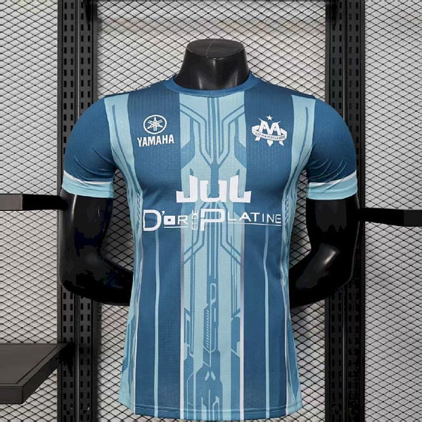Maillot Joueur Marseille Concept "Bleu Rayures" 2025/2026