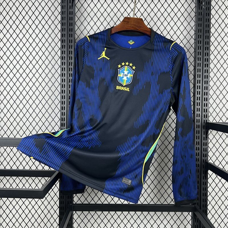 Maillot Brésil Manches Longues Extérieur Coupe Du Monde 2026