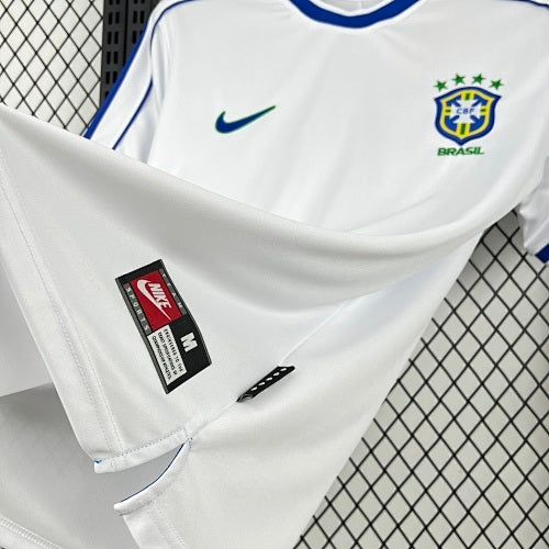 Maillot Brésil Rétro Edition "Blanc Etoiles" 1998/1999 — vue 3