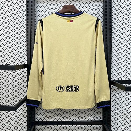 Maillot Manches Longues FC Barcelone Extérieur 2025