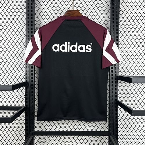 Maillot Newcastle Rétro Concept "Rayures Bordeaux" 1995/1996 — vue 3