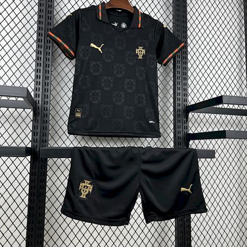 Maillot Enfant Portugal Edition "Armoiries Noires" 2016/2028 — vue 5