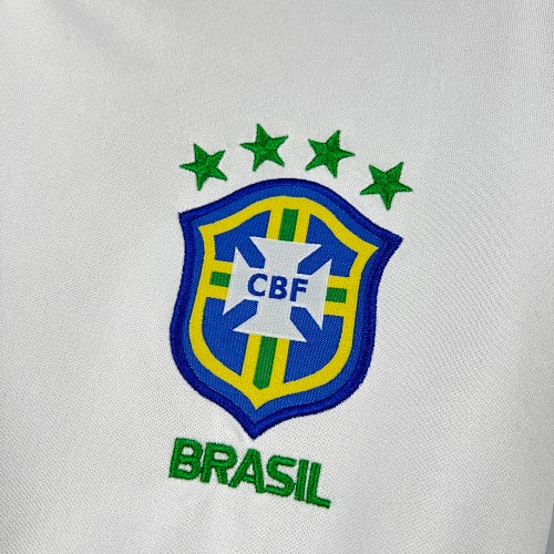 Maillot Brésil Rétro Edition "Blanc Etoiles" 1998/1999 — vue 5