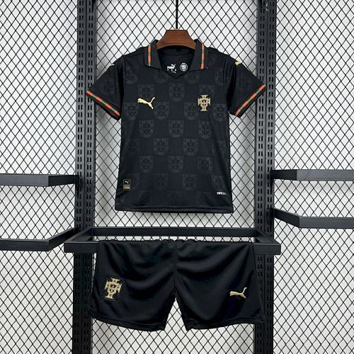 Maillot Enfant Portugal Edition "Armoiries Noires" 2016/2028 — vue 7