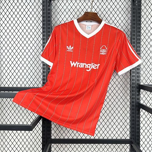 Maillot Nottingham Forest Rétro Concept "Rayures Blanches" 1982/1984 — vue 8