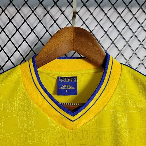 Maillot Rétro West Ham Jaune Iron Maiden Edition 2008