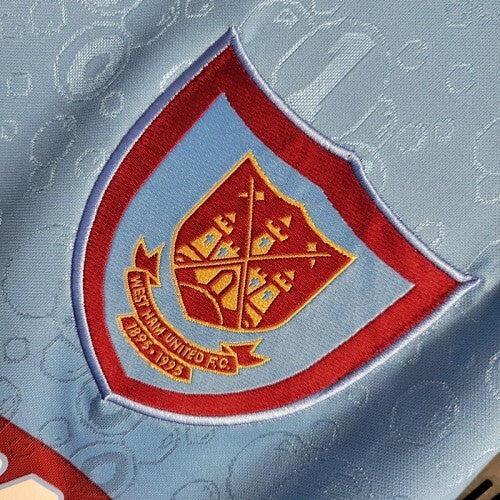 Maillot Manches Longues West Ham Extérieur Sleeves 1995/1997
