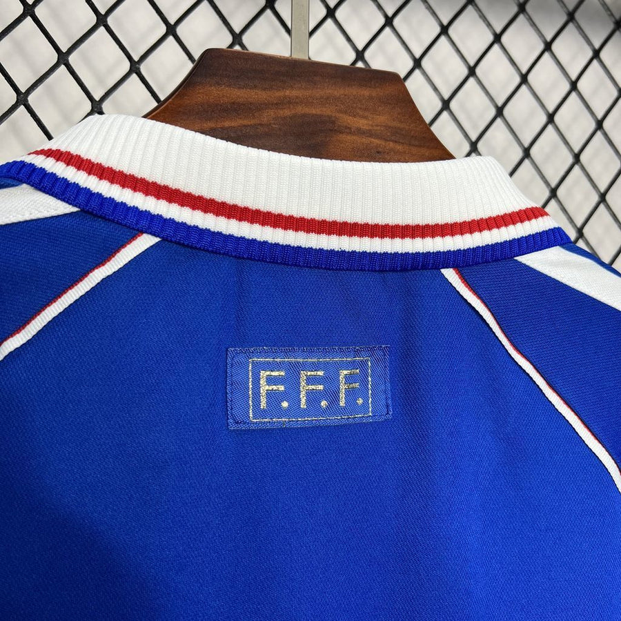 Maillot France Rétro Domicile 1998/1999 — vue 6
