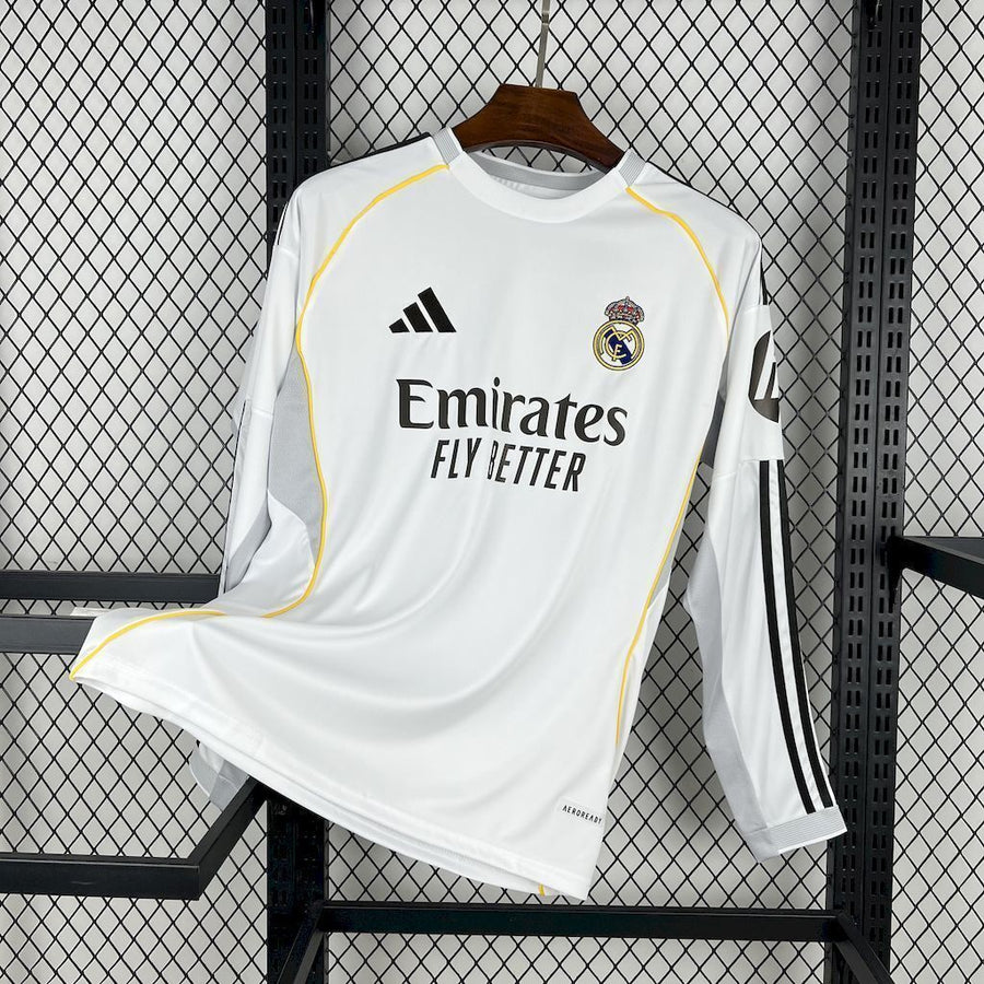Maillot Real Madrid Manches Longues Domicile 2025/2026