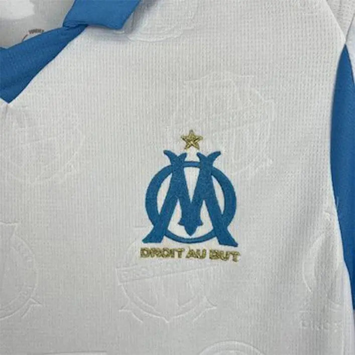 Maillot Marseille Manches Longues Concept "Blanc Bleu" 2025/2026 — vue 3