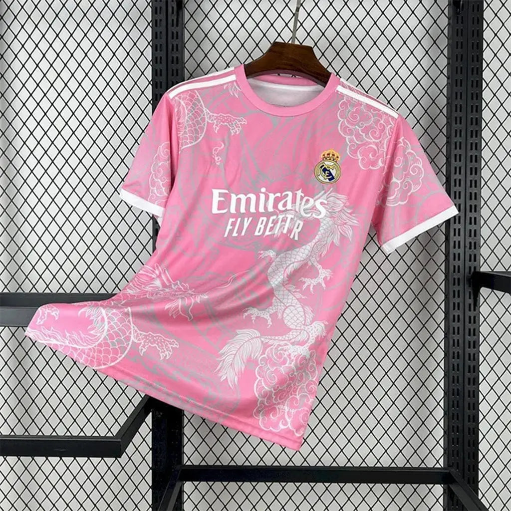 Maillot Réal Madrid Dragon Rose 2025/2026 SHOPIFOOT