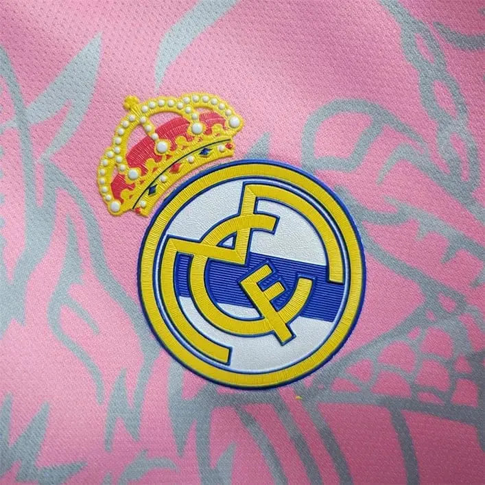 Maillot Réal Madrid Polo Dragon Rose 2025/2026 SHOPIFOOT