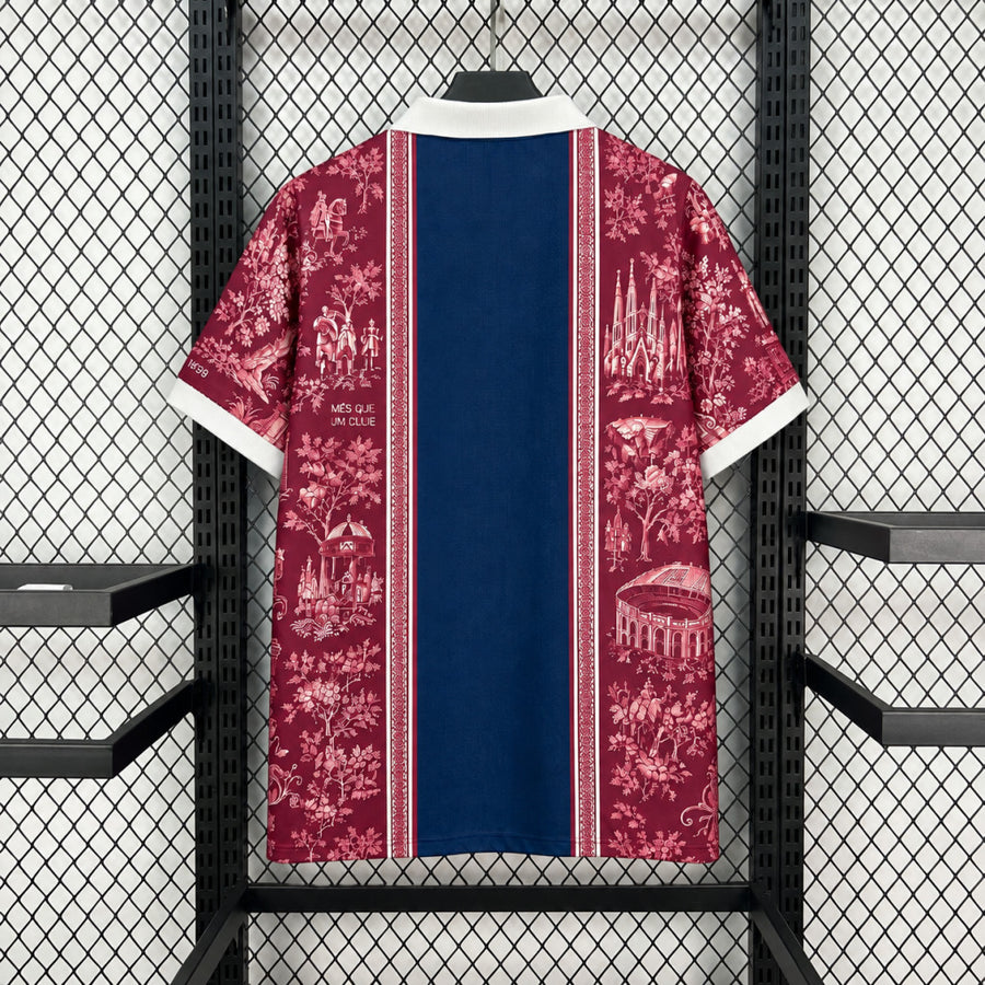 Maillot FC Barcelone Concept "Toile De Jouy" 2026/2027 — vue 2